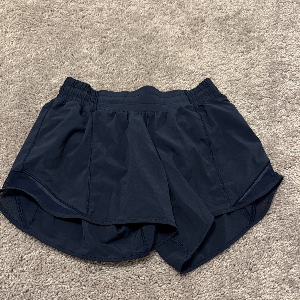 Women's Navy Blue Athletic Shorts